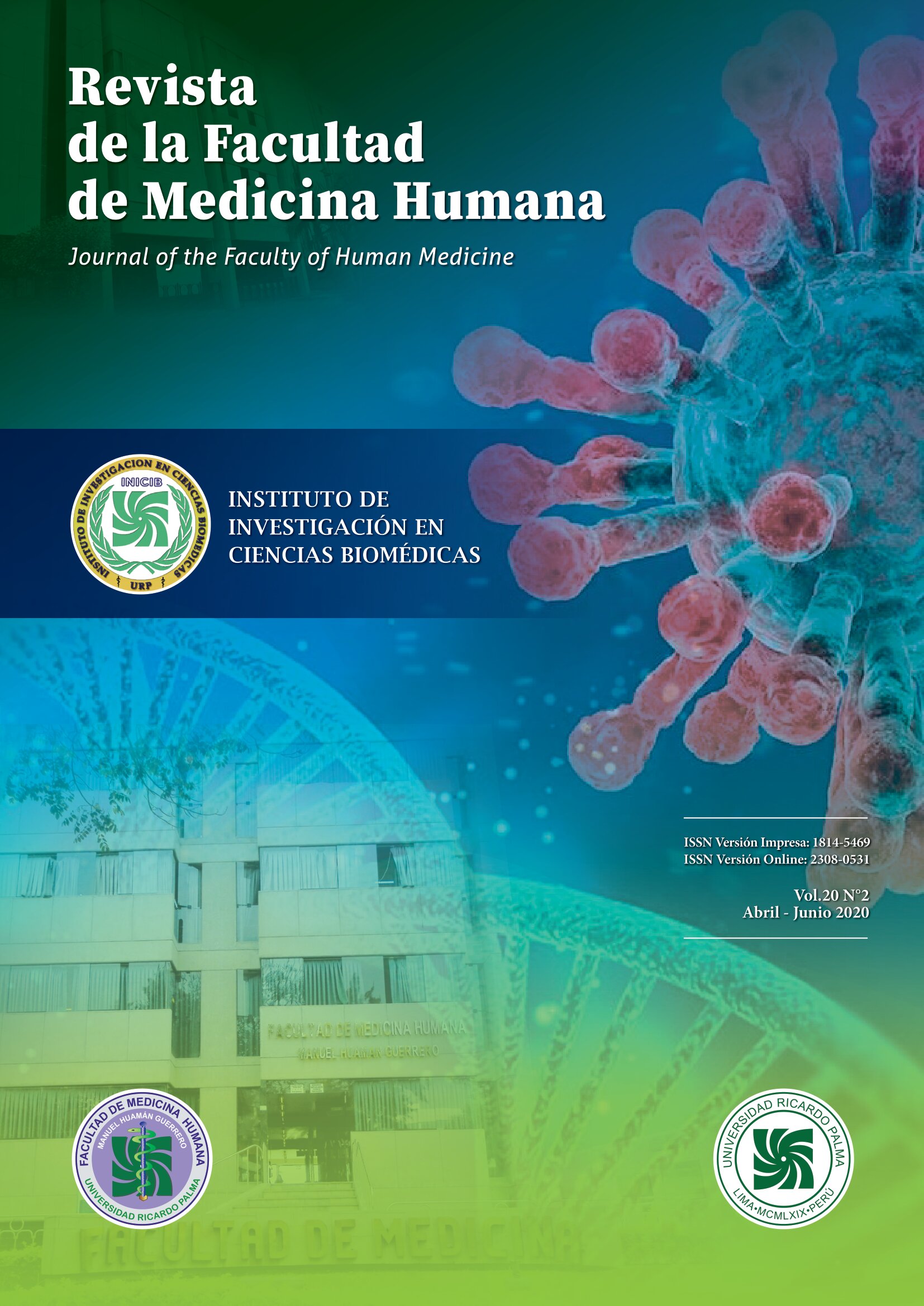 					View Vol. 20 No. 2 (2020): Revista de la Facultad de Medicina Humana
				