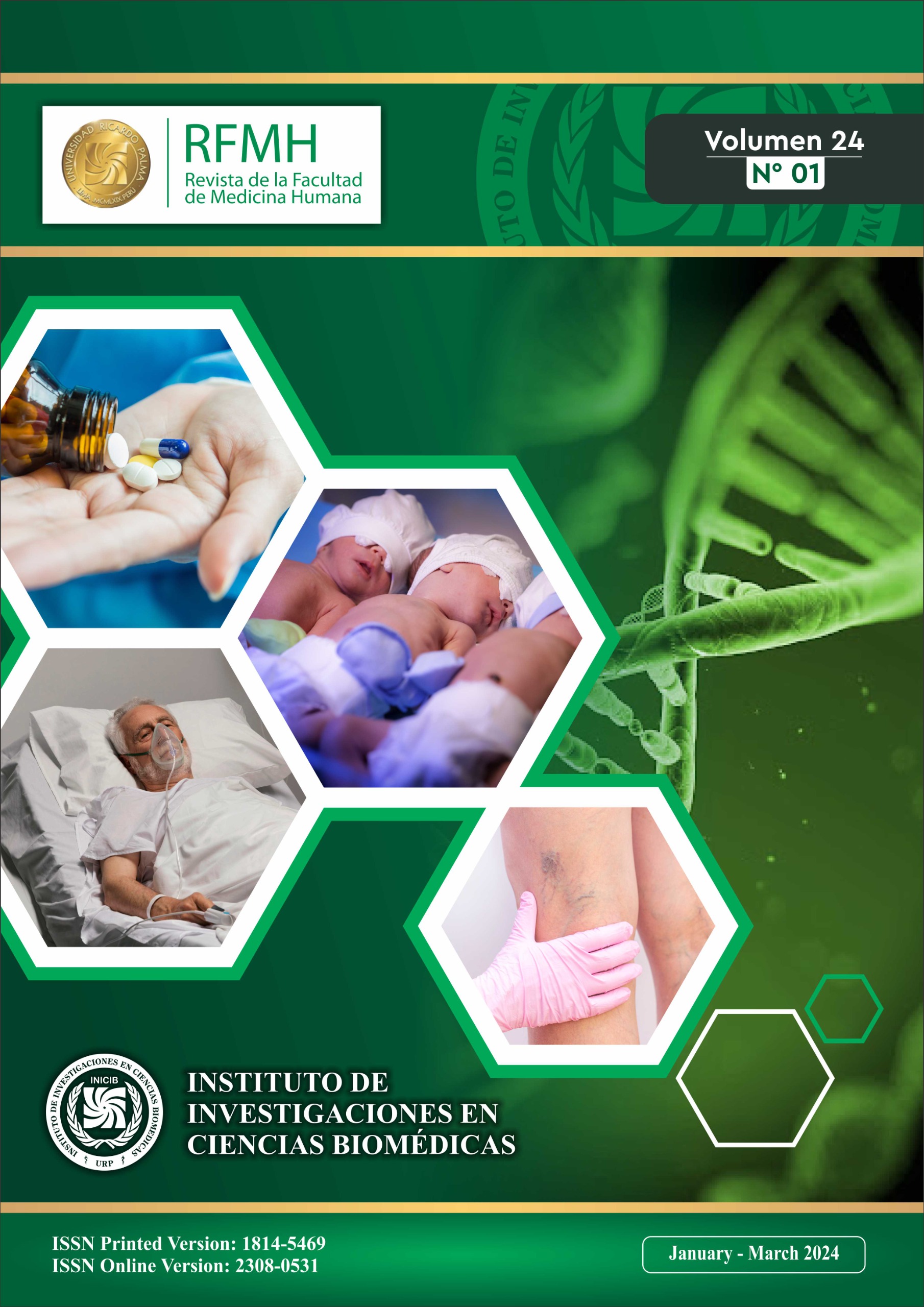 					View Vol. 24 No. 1 (2024): Revista de la Facultad de Medicina Humana
				