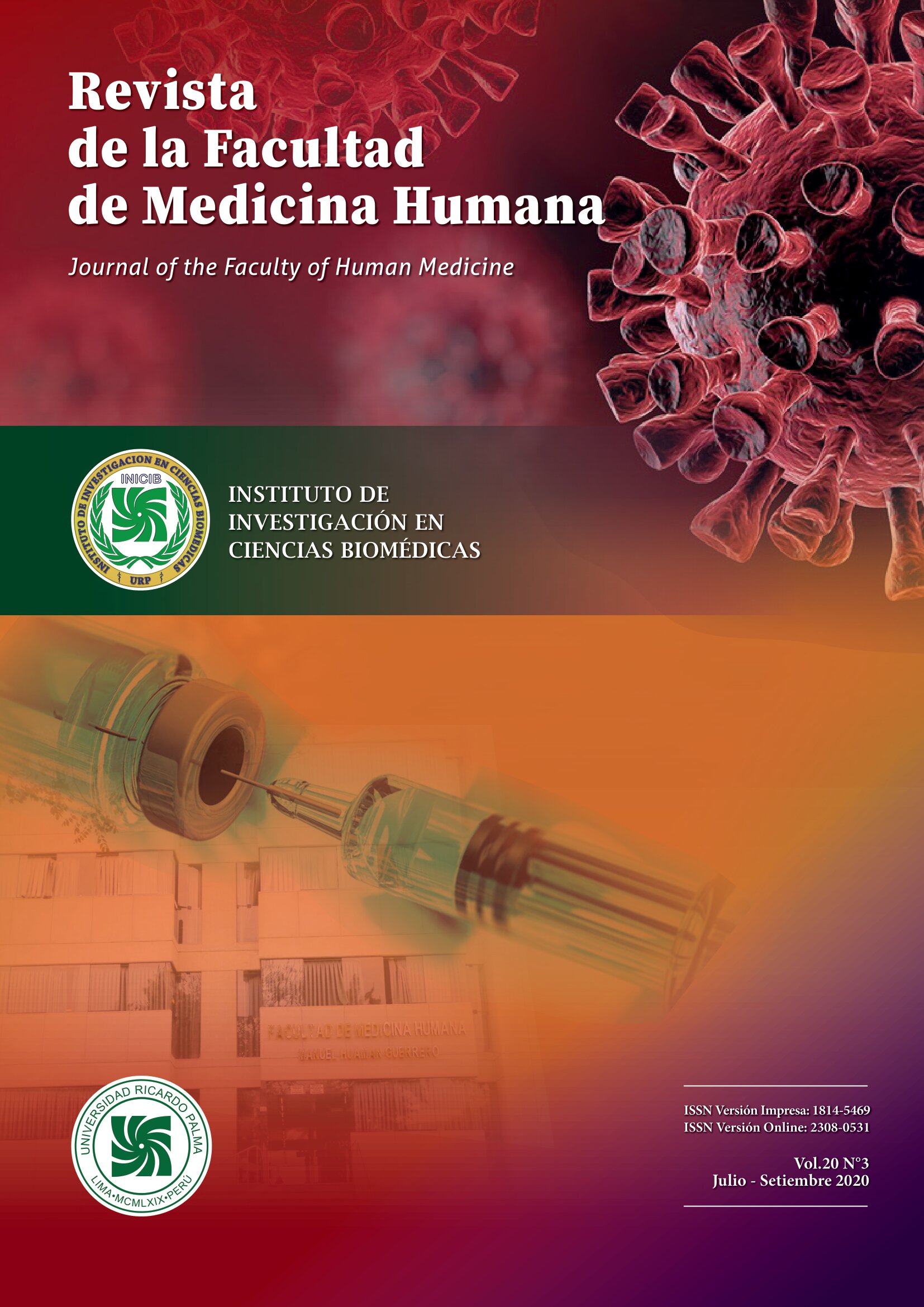 					View Vol. 20 No. 3 (2020): Revista de la Facultad de Medicina Humana
				