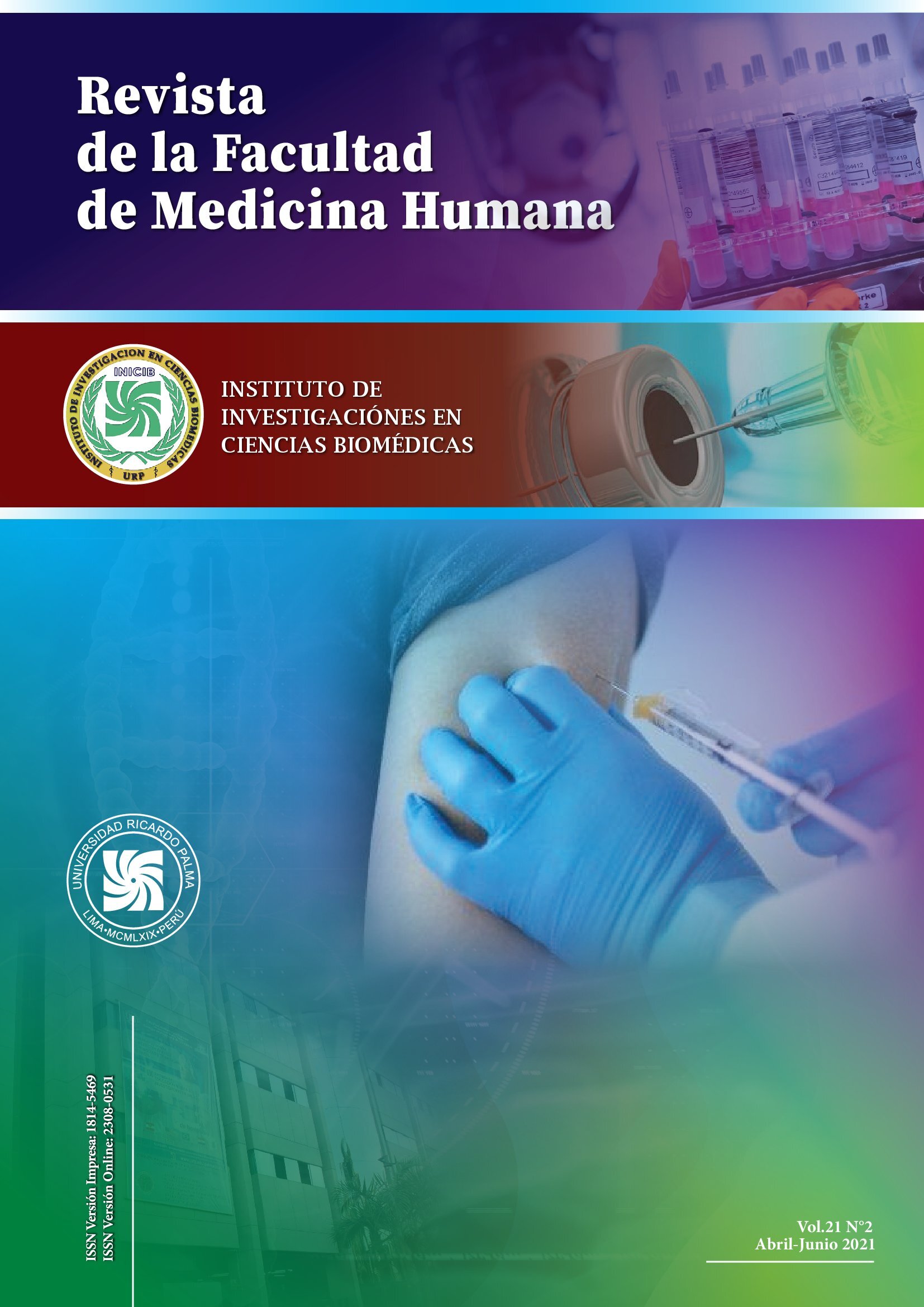 					Ver Vol. 21 Núm. 2 (2021): Revista de la Facultad de Medicina Humana
				