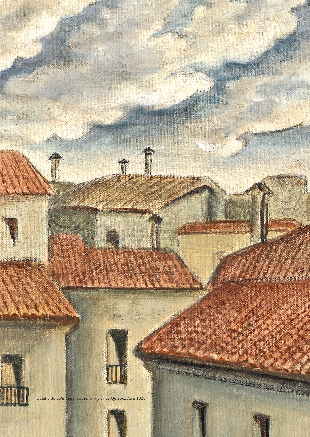 Detalle de Calle Santa Teresa, Lavapiés de Quízpez Asín,1926.