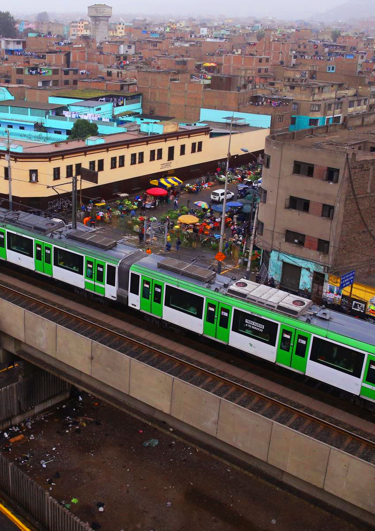 Fotografía de la Estación Gamarra del Metro de Lima. Imagen extraída de página web: Andina.pe