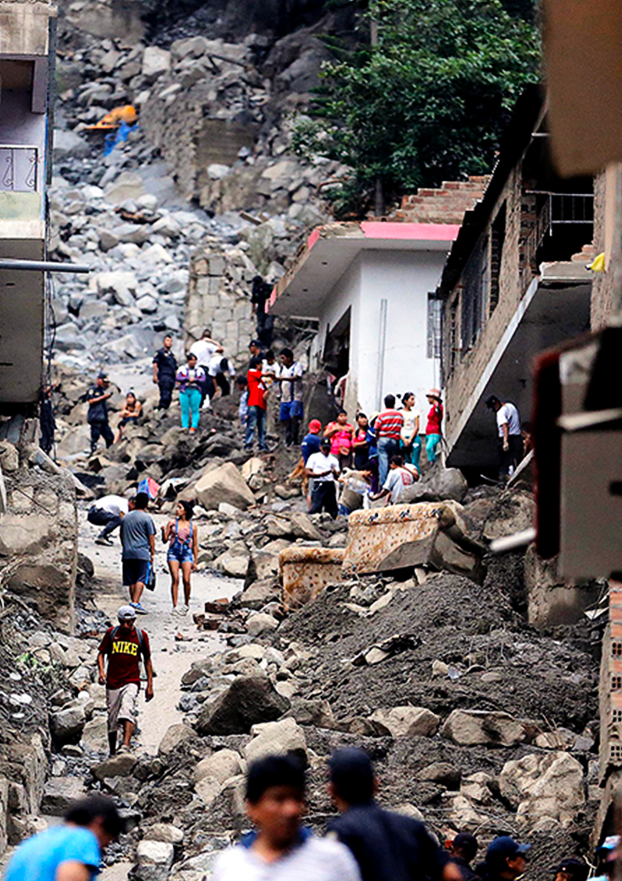 Fotografía de zona vulnerable ante huaicos en Chosica. Imagen extraída de rcrperu.com